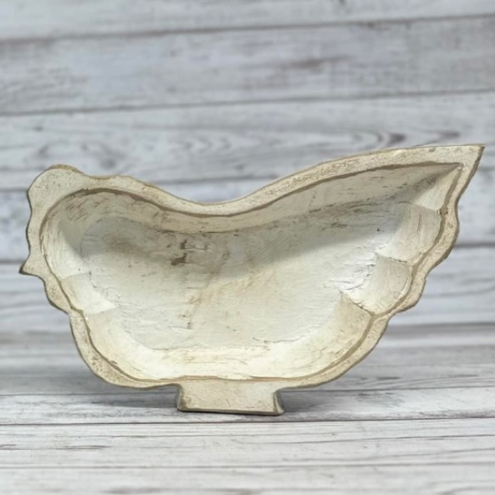 New! {White} Chicken Dough Bowl